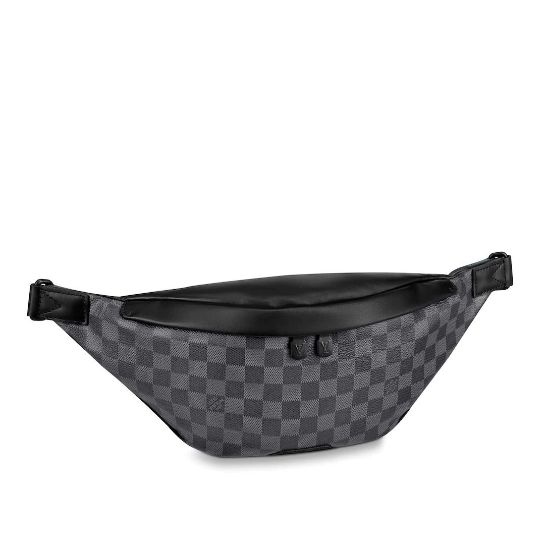 #n40187 l**is V*t*n damier graphite discovery bumbag