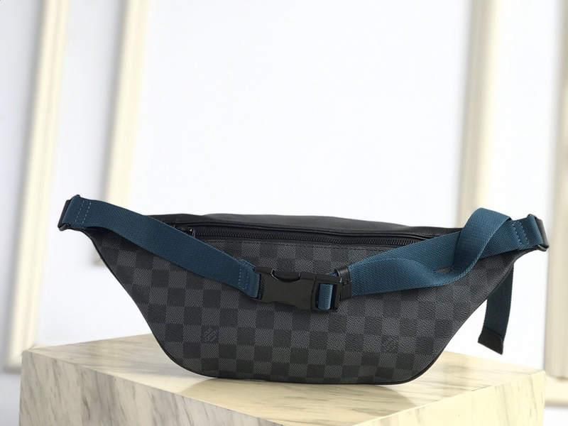 #n40187 l**is V*t*n damier graphite discovery bumbag