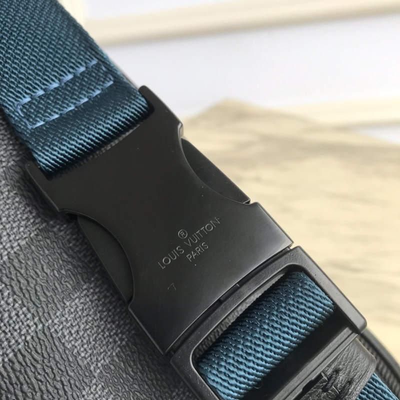 #n40187 l**is V*t*n damier graphite discovery bumbag