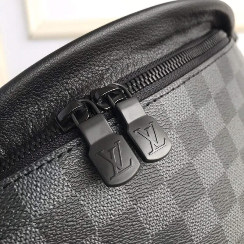 #n40187 l**is V*t*n damier graphite discovery bumbag