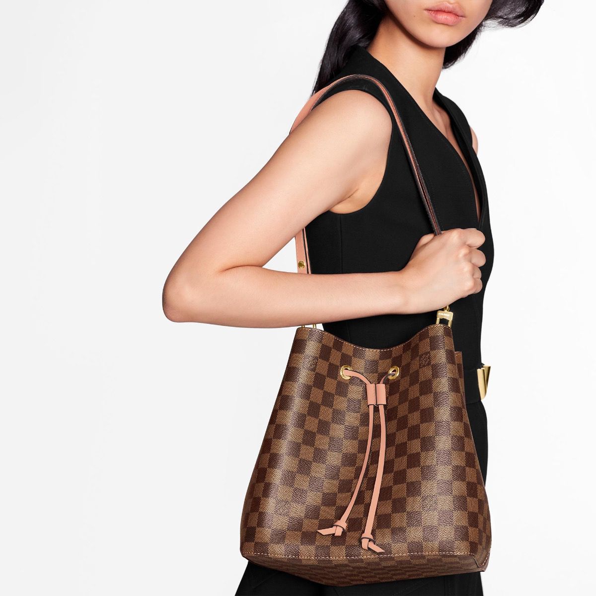 #n40198 l**is V*t*n 2020 damier ebène néonoé-venus pink