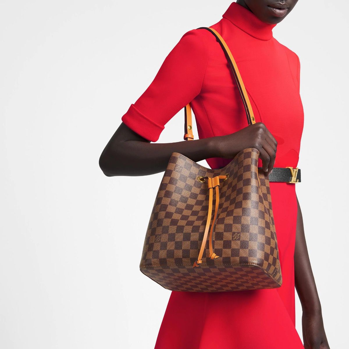 #n40213 l**is V*t*n 2020 damier ebène néonoé-safran yellow