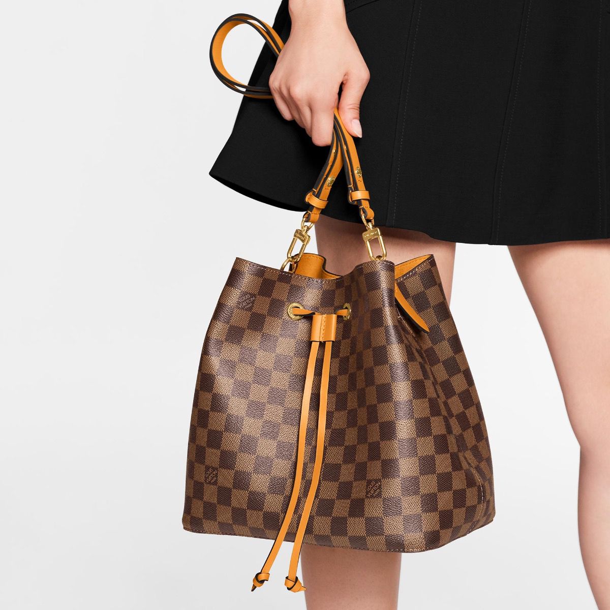 #n40213 l**is V*t*n 2020 damier ebène néonoé-safran yellow