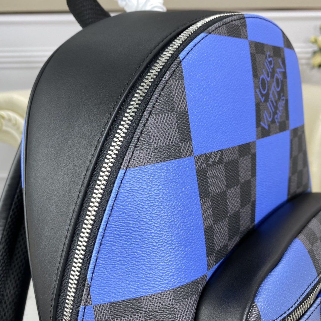 #n40402 l**is V*t*n blue damier graphite giant josh backpack