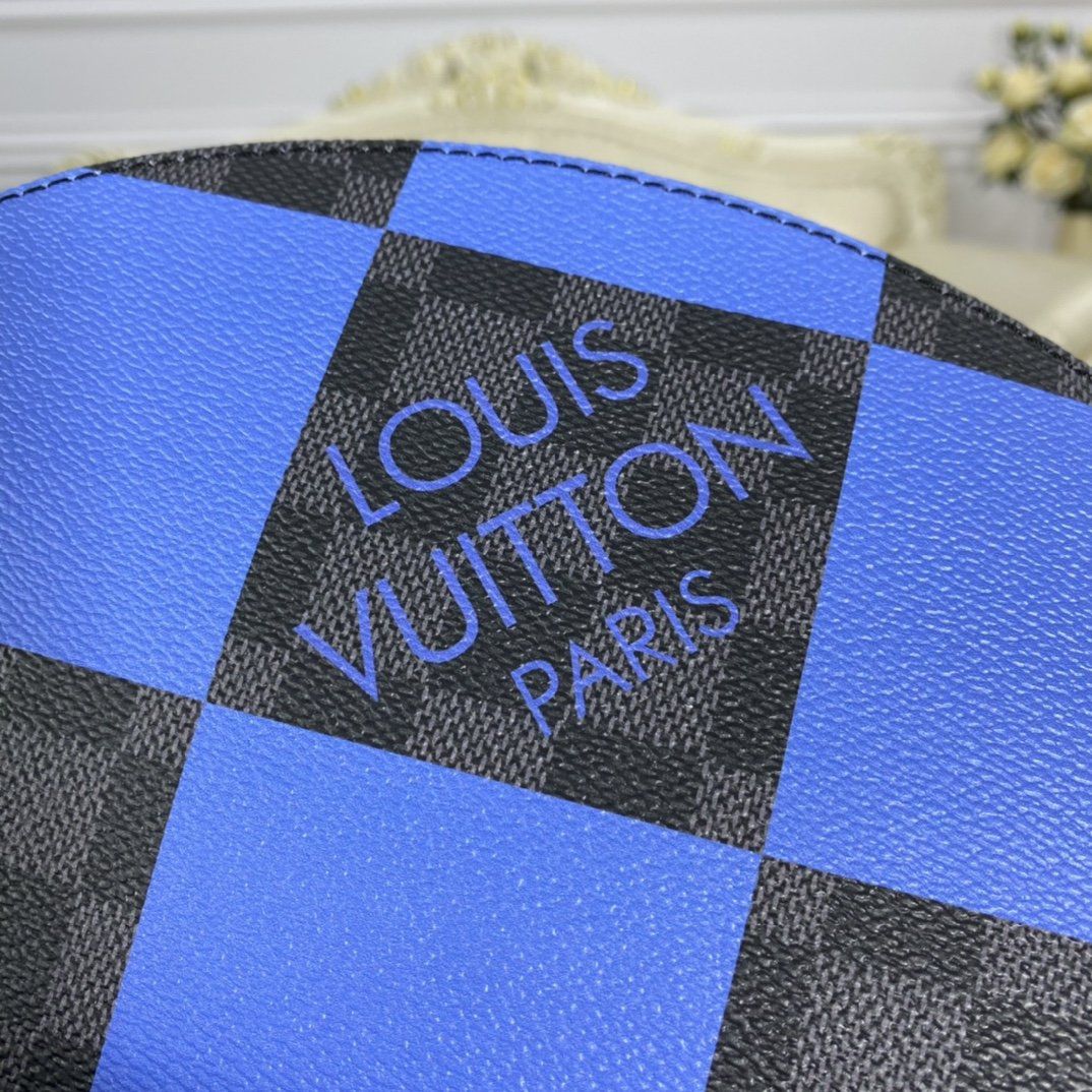 #n40402 l**is V*t*n blue damier graphite giant josh backpack