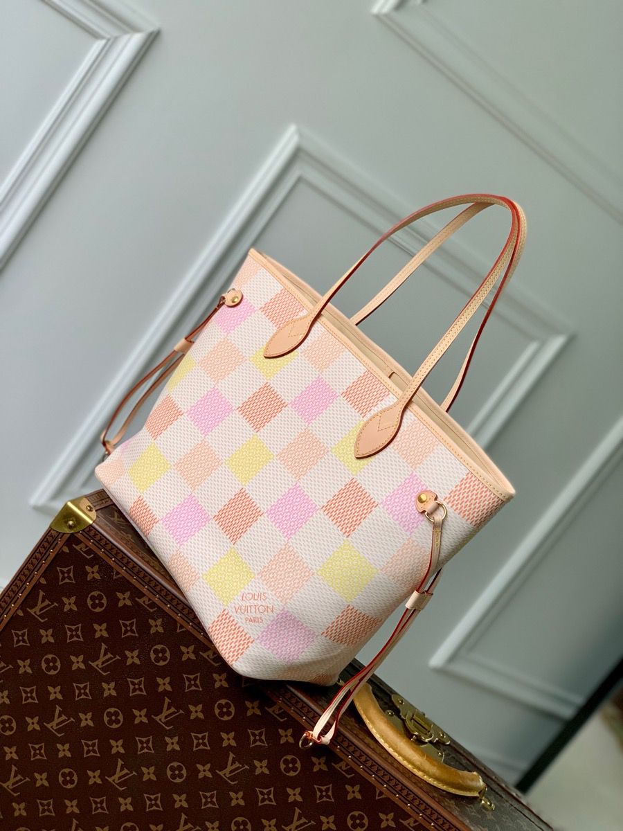 n40668 l**is V*t*n damier giant canvas neverfull mm