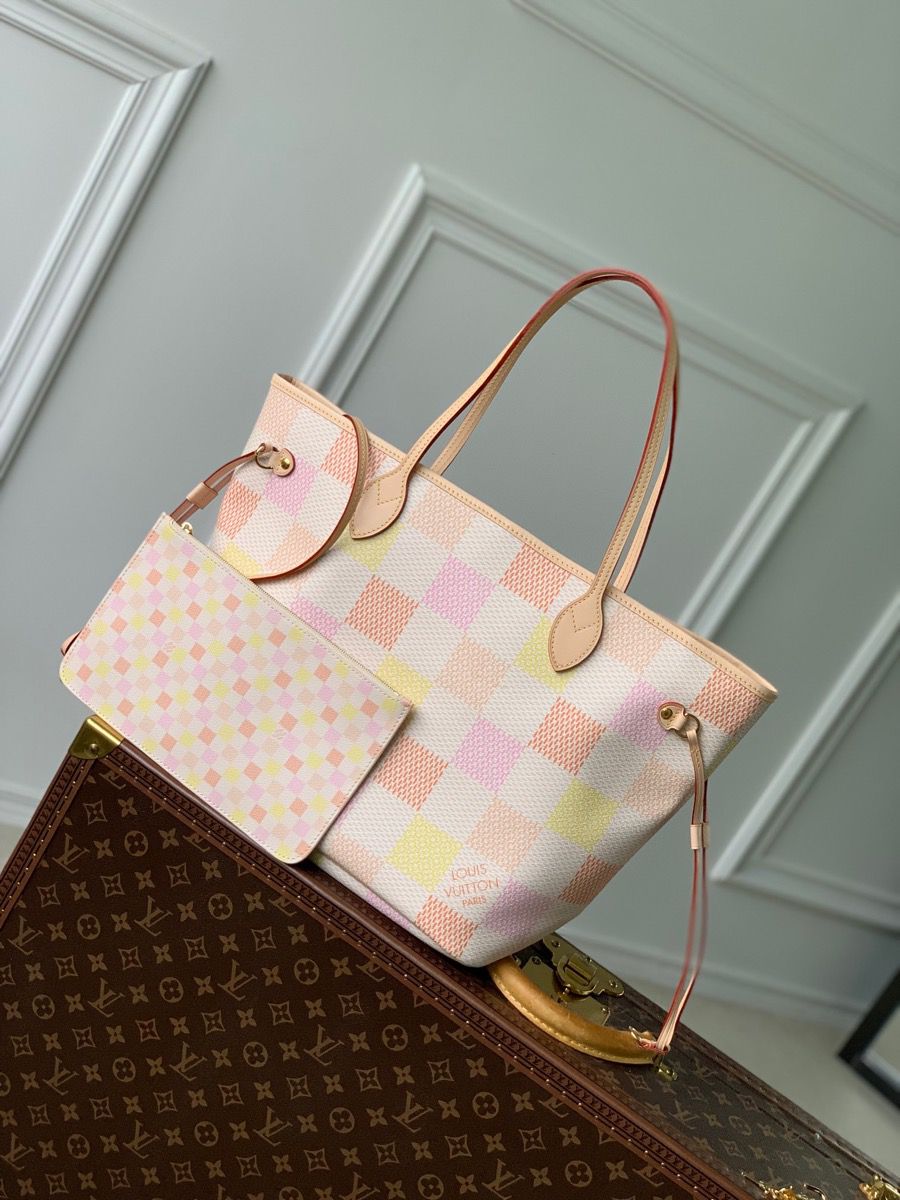 n40668 l**is V*t*n damier giant canvas neverfull mm