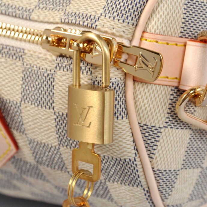 #n41001 l**is V*t*n 2013 damier azur speedy bandouliere speedy 30
