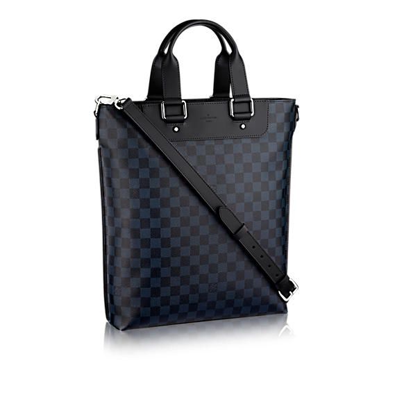#n42223 l**is V*t*n 2015 cabas jour damier cobalt canvas bag