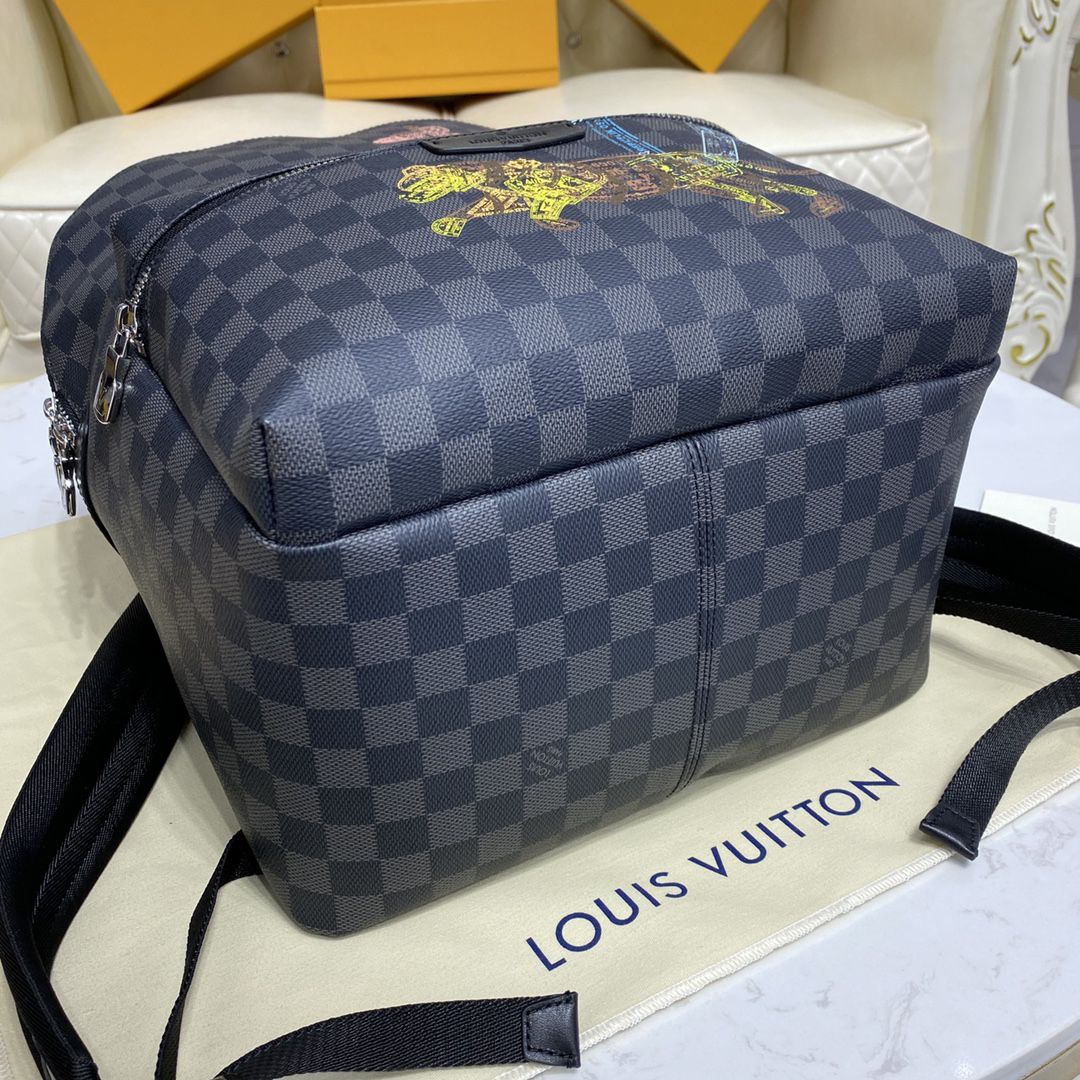 #n45275 l**is V*t*n damier graphite discovery backpack