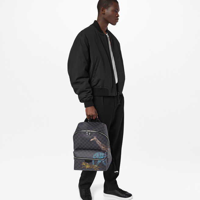 #n45275 l**is V*t*n damier graphite discovery backpack