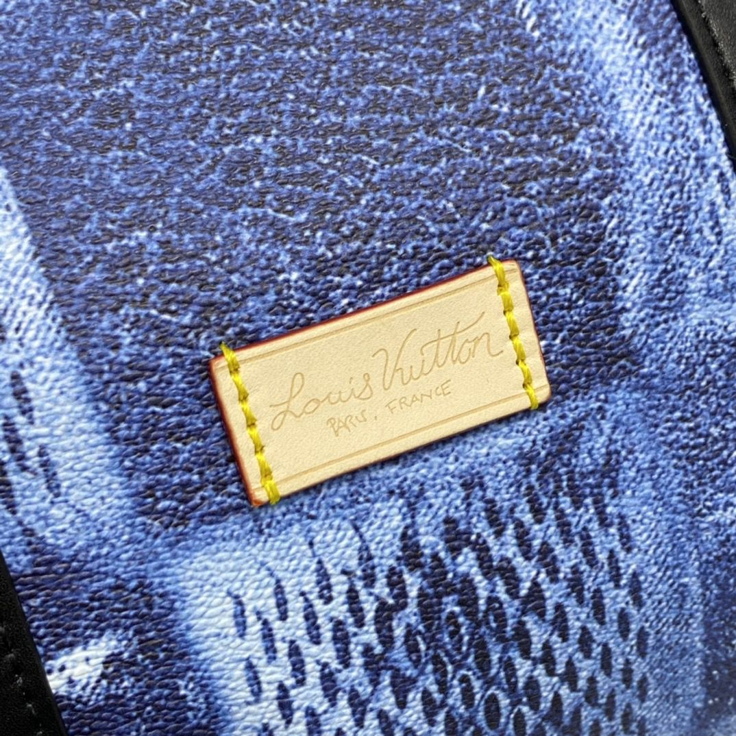 #n50059 l**is V*t*n damier salt canvas keepall bandouliere 50