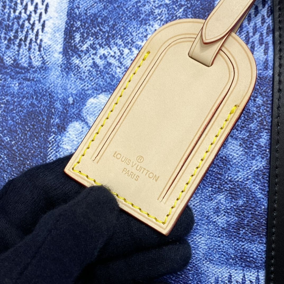 #n50059 l**is V*t*n damier salt canvas keepall bandouliere 50