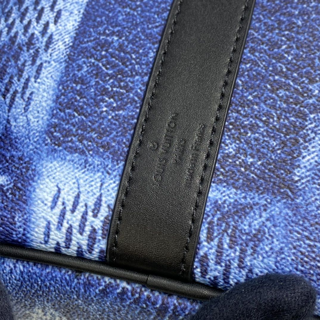 #n50059 l**is V*t*n damier salt canvas keepall bandouliere 50