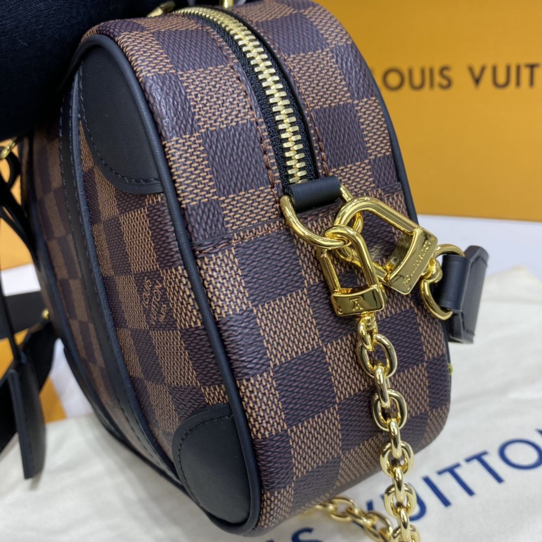 #n50063 l**is V*t*n damier ebene valisette souple bb handbag
