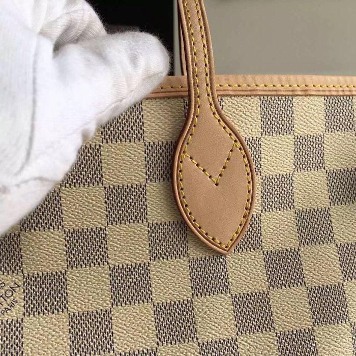 #n51107 l**is V*t*n damier premium azur neverfull pm