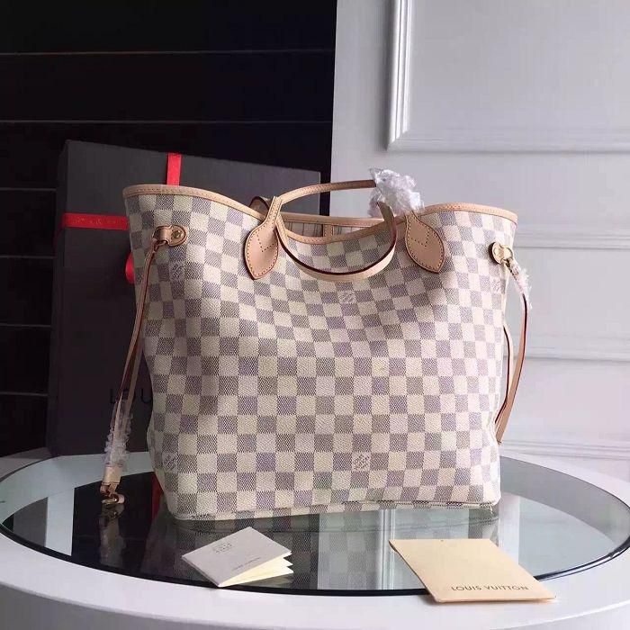#n51107 l**is V*t*n damier premium azur neverfull pm