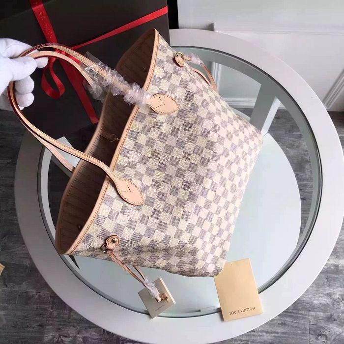 #n51107 l**is V*t*n damier premium azur neverfull pm