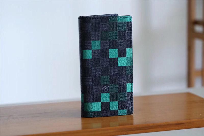 #n60161 l**is V*t*n 2019 damier graphite canvas brazza wallet