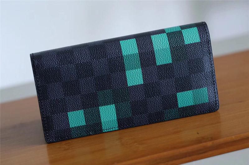 #n60161 l**is V*t*n 2019 damier graphite canvas brazza wallet