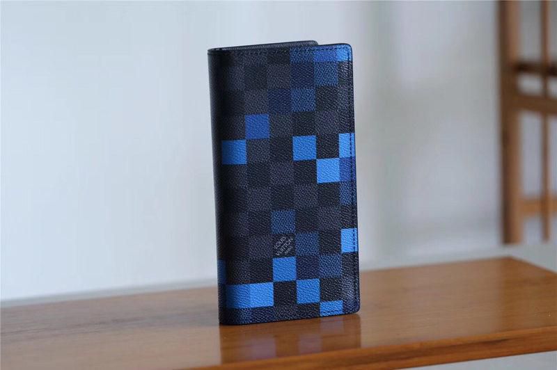#n60162 l**is V*t*n 2019 damier graphite canvas brazza wallet
