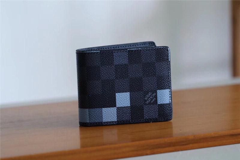 #n60181 l**is V*t*n 2019 damier graphite canvas slender wallet