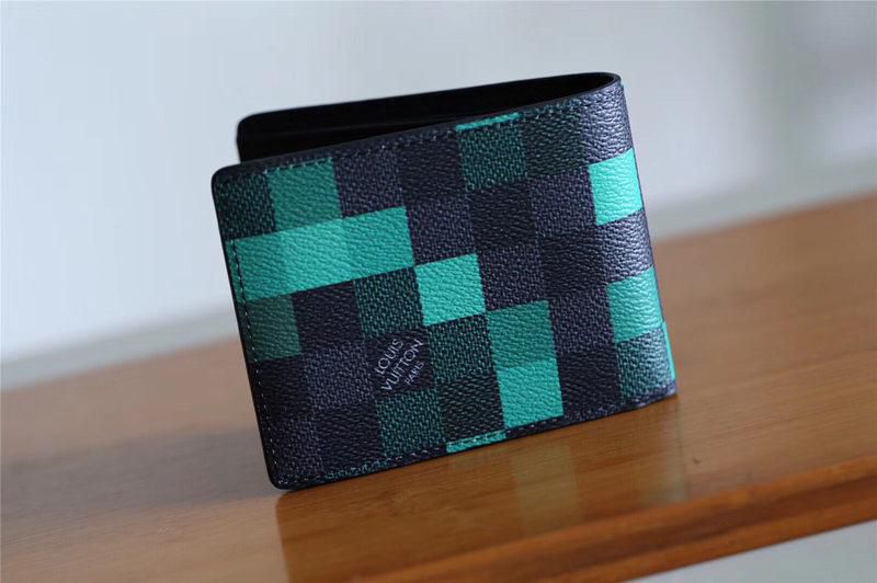 #n60182 l**is V*t*n 2019 damier graphite canvas slender wallet
