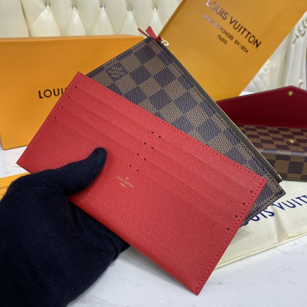 #n63032 l**is V*t*n damier ebene canvas pochette felicie