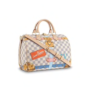 #n41063 l**is V*t*n 2018 premium monogram damier azur speedy 30
