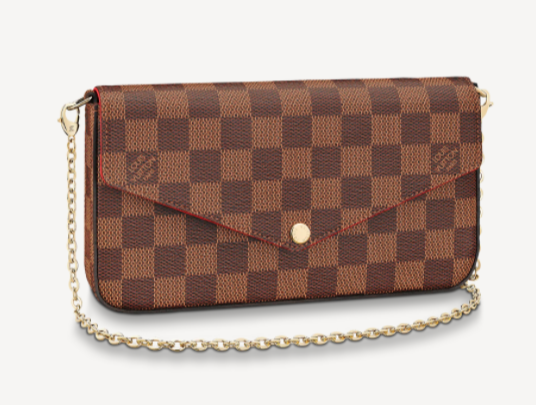 #n63032 l**is V*t*n damier ebene canvas pochette felicie